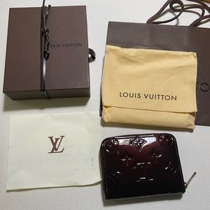 Louis Vuitton Vernis Amarante zippy coin wallet